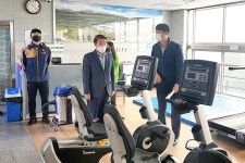 정천석 울산 동구청장, 동구국민체육센터 방문