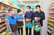 울산 울주군, 군 편의점사업단 1호점 자활근로자 격려방문