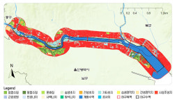태화강,  동해안 주요 하구습지 중 가장 넓은 면적