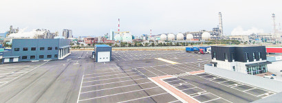 울산신항 항만배후단지에 울산항 첫 화물차휴게소 개장