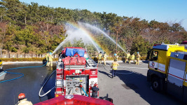 울산 동부소방서, 중단 없는 무한 소방용수 확보 훈련 실시