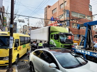 울산서 어린이집 차량 등 5중 추돌…8명 경상