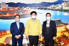 (주)호박패밀리 중구청점 | (주)신세계 임원진, 울산 중구청 방문