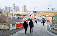 북구 송정박상진호수공원 주차장 조성 사업 3년째 난항