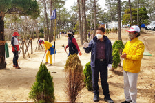 정천석 울산 동구청장 쇠평파크골프장 현장방문