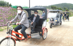 역사관광 자전거 사업 관련 해안둘레길 자전거 코스 답사