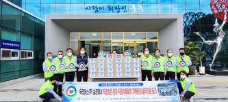 우리버스(주)우수리 봉사대, 직접 수확한 감자 200박스 기부