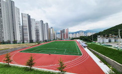 양산시, 덕계체육공원 6월말 준공 예정