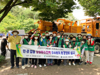 북구 농소2동 자율방재단, 장마철 대비 우수받이 정비활동