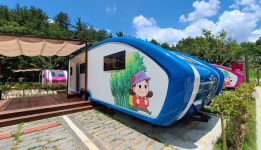 국내서 가장 큰 카라반 울산 중구 입화산 자연휴양림 숙박시설 오는 20일 개장