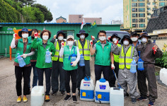울산 동구 방어동 새마을 코로나 예방 경로당 일제 방역