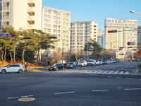 송정지구 출근길 늘어선 차량, 어린이 등굣길 안전 위협