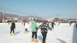 양산종합운동장·웅상 명동공원, 야외 스케이트장 개장