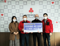 김유문 ㈜한국통운 회장, 희망2022나눔캠페인 이웃돕기 성금 300만원 전달