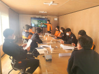 울주소방서, 언양읍 직동리 산불 소방활동 검토회의 실시