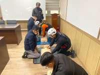 울산 언양119안전센터, 관내 공장 대상 합동소방훈련 실시