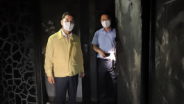 김영길 중구청장, 성안동 화재 현장 방문