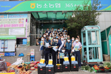 농소농협, 호계장 찾은 상인 등에 전화사기 예방 교육