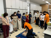 울산남부소방서 삼산119안전센터, 남구육아종합지원센터 합동소방훈련 실시