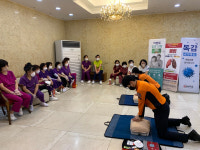 울산남부소방서 삼산119안전센터, 노블레스요양병원 화재대비 합동훈련