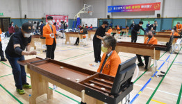 슐런 남자 단체전(5인조) SL-5 결승 시범경기