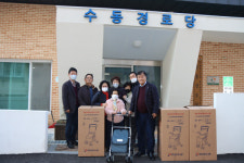 농소농협, 고령 농업인에게 보행기 전달