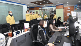 박천동 북구청장, CCTV 통합관제센터서 해맞이 인파 밀집지역 안전관리