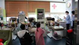 문수어린이집 원생, 울산혈액원 견학
