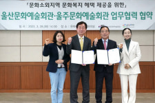 울산문화예술회관-울주문화예술회관, 문화예술 활성화 업무협약