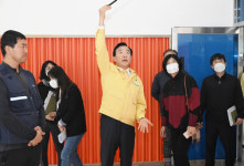 박천동 북구청장, 송정복합문화센터 건립 현장 점검