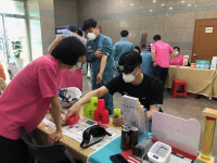 울주군보건소 LSMnM에서 찾아가는 건강 홍보관 운영