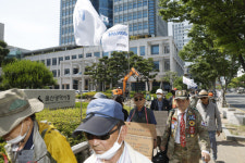 고엽제 전우회, 보훈단체 보조금 투명 사용 촉구 행진 가져