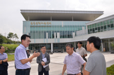 이순걸 울주군수, 대덕도서관 확장공사 현장방문