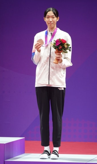 태권도 김유진 AG 동메달...울산에 첫 메달 안겨