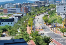 우정혁신도시 도시바람길숲 기후대응 도시숲 부문 우수 도시숲 선정