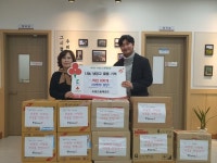 울산 북구 이화드림태권도, 농소2동 나눔냉장고에 라면 기부