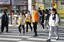 이순걸 울주군수, 3월 신학기 스쿨존 교통지도 봉사활동