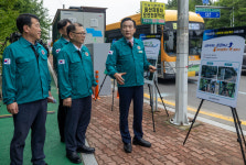 사용후 전기차 배터리 스마트 승강장 동력원으로... 북구 재활용 친환경 두 마리 토끼 잡았다