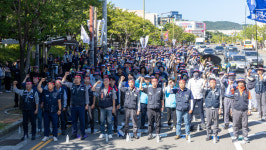 HD현대중 노조, 2차 부분파업…집중교섭 병행