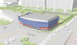 동천체육관 보조경기장 건축설계 공모 다이내믹 커브스 당선