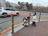 매곡공원 갈 길이 없다…아슬아슬 무단 횡단