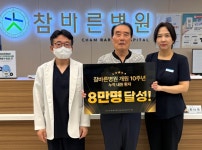 참바른병원, 누적 내원 8만명 달성…울산 대표 척추 관절병원 성장