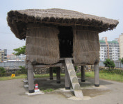 제주 삼양동 유적지 움집 새단장