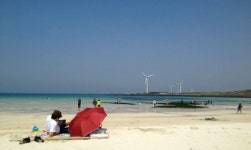 [포토] 화창한 초여름 날씨의 제주해변