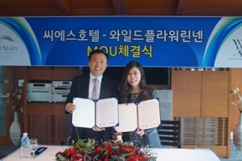 제주씨에스호텔-와일드플라워린넨 웨딩산업 손잡아