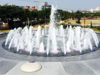 제주시 시민복지타운광장 분수대, 8월부터 매일 가동