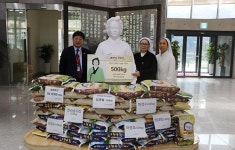 김만덕기념관, 성이시돌 의원·요양원에 나눔쌀 500㎏ 기탁
