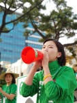 고은영, 선거운동 소음·전기 줄이자