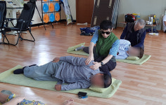 시각장애인, 경로당 웰빙안마서비스