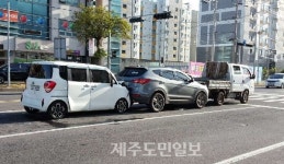제주 서귀포 비석거리 인근 4중 추돌사고...9명 다쳐